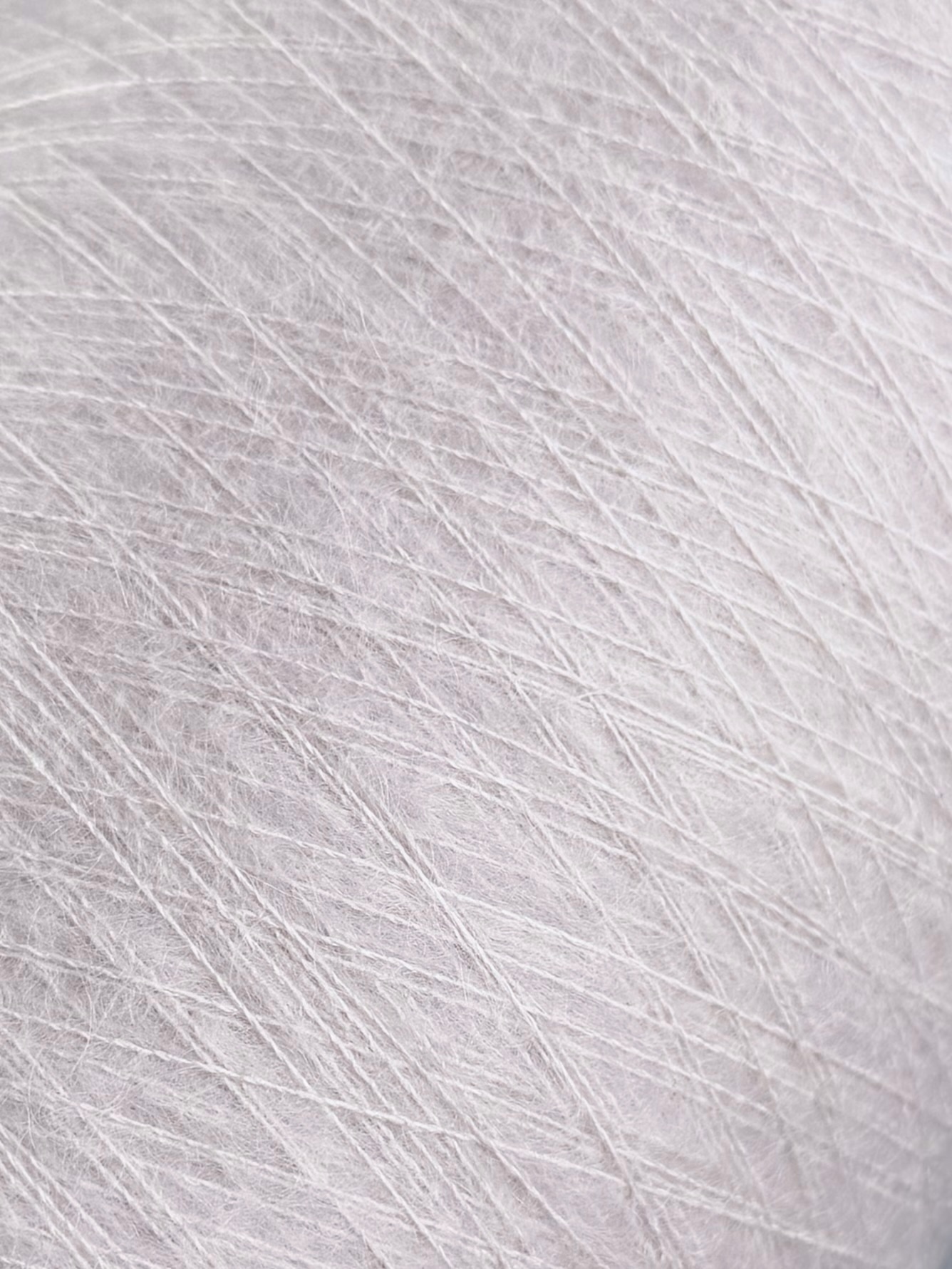 Manifattura Sesia Art. Vivienne 850 m / 100 g – Filato in kid mohair e seta mulberry col. Grigio perla 1355